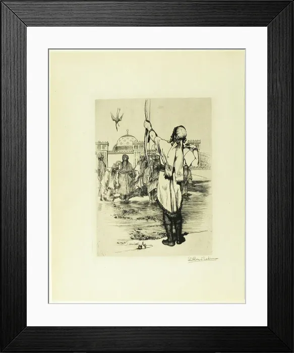 Framed Print : The Bowman, frontispiece from The Epic of Kings, Stories Retold from Firdusi, 1882. Creator: Sir Lawrence Alma-Tadema Framed Print : The Bowman, frontispiece from The Epic of Kings, Stories Retold from Firdusi, 1882. Creator: Sir Lawrence Alma-Tadema