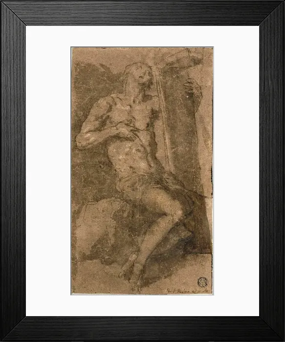 Framed Print : Saint Lawrence, c.1611. Creator: Jacopo Palma Framed Print : Saint Lawrence, c.1611. Creator: Jacopo Palma