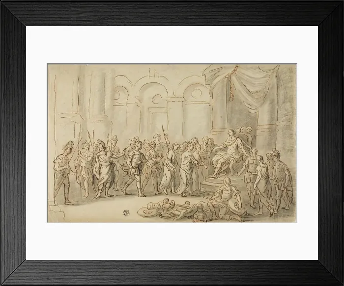 Framed Print : The Continence of Scipio, n.d. Creator: Unknown Framed Print : The Continence of Scipio, n.d. Creator: Unknown