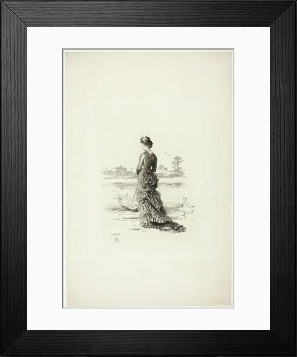 Framed Print : A Penny for Her Thoughts, 1878. Creator: John Everett Millais Framed Print : A Penny for Her Thoughts, 1878. Creator: John Everett Millais