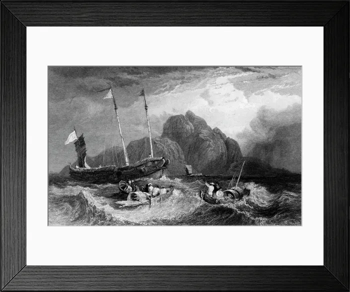 Framed Print : Tiger Island, 1834. Creator: Clarkson Stanfield Framed Print : Tiger Island, 1834. Creator: Clarkson Stanfield