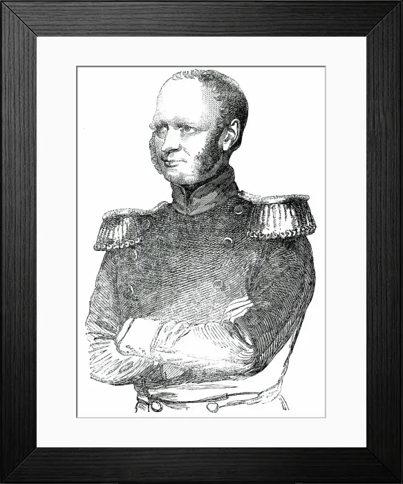 Framed Print : The late Count Brandedburgh, 1850. Creator: Unknown Framed Print : The late Count Brandedburgh, 1850. Creator: Unknown
