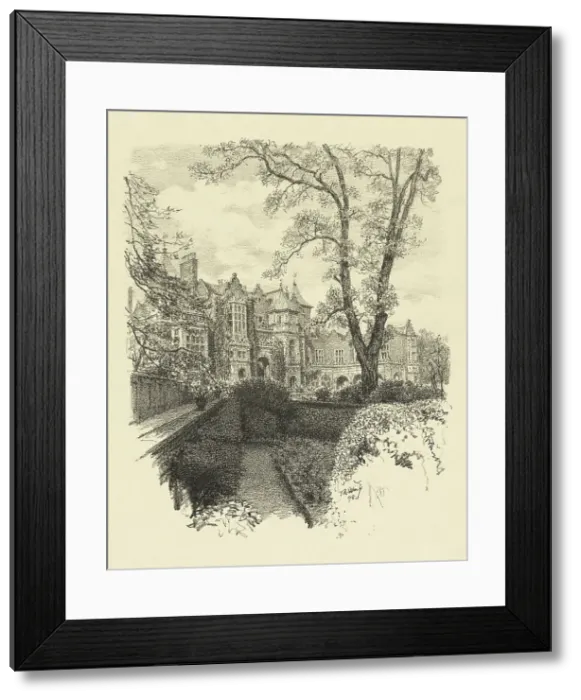 Framed Print : Holland House, 1898. Creator: Thomas Robert Way Framed Print : Holland House, 1898. Creator: Thomas Robert Way