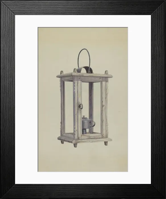 Framed Print : Lantern, c. 1937. Creator: Earl Butlin Framed Print : Lantern, c. 1937. Creator: Earl Butlin