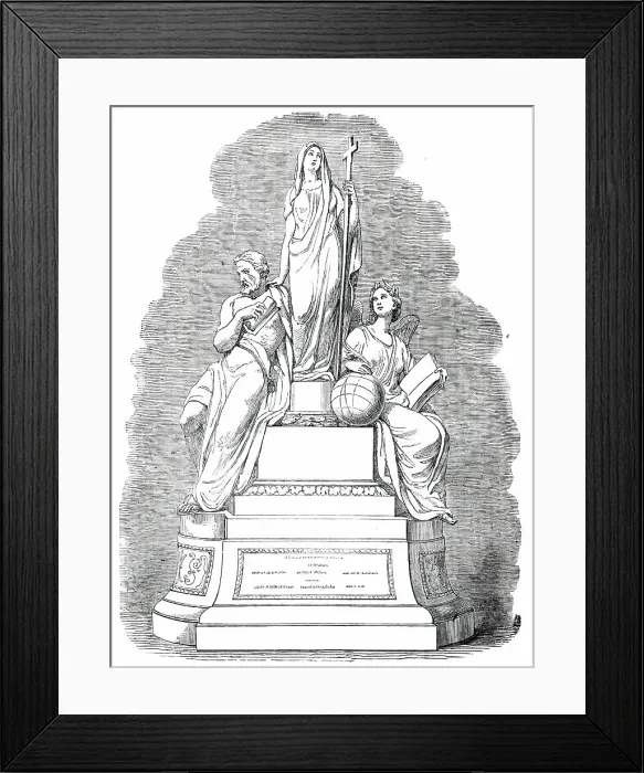 Framed Print : Plate Presented to the Rev. Dr. Tait, late of Rugby School, 1850. Creator: Unknown Framed Print : Plate Presented to the Rev. Dr. Tait, late of Rugby School, 1850. Creator: Unknown