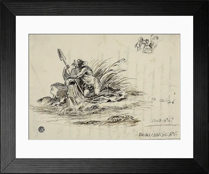 Framed Print : River God, n.d. Creator: Unknown Framed Print : River God, n.d. Creator: Unknown
