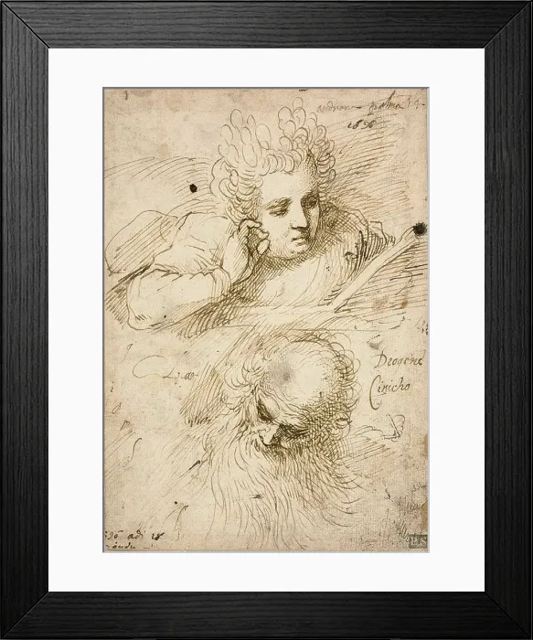Framed Print : Andriana Palma and Diogenes the Cynic, 1596. Creator: Jacopo Palma Framed Print : Andriana Palma and Diogenes the Cynic, 1596. Creator: Jacopo Palma