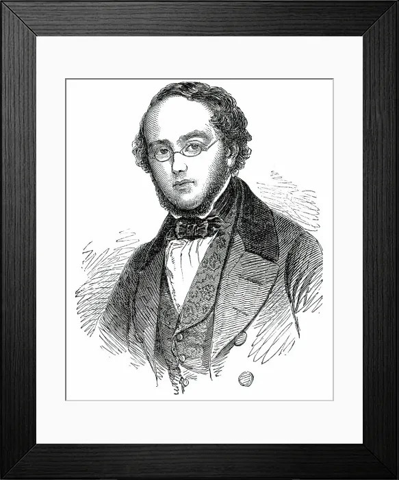 Framed Print : M. Halevy, 1850. Creator: Unknown Framed Print : M. Halevy, 1850. Creator: Unknown