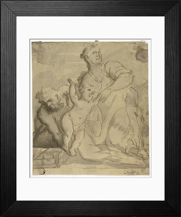 Framed Print : The Holy Family, n.d. Creator: Willem Doudijns Framed Print : The Holy Family, n.d. Creator: Willem Doudijns