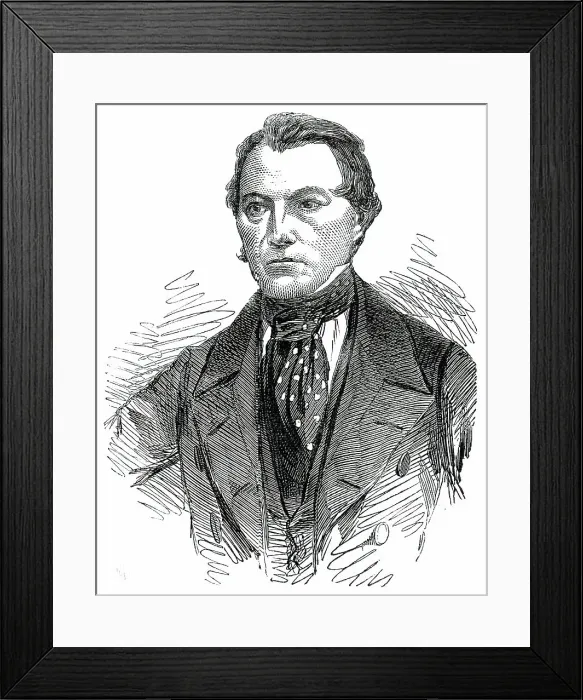 Framed Print : Labitzky - (from a daguerreotype by Messrs. Beard), 1850. Creator: Unknown Framed Print : Labitzky - (from a daguerreotype by Messrs. Beard), 1850. Creator: Unknown
