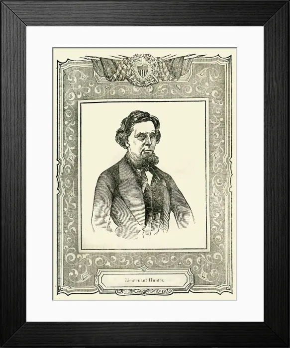 Framed Print : Lieutenant Hunter, 1849. Creator: Unknown Framed Print : Lieutenant Hunter, 1849. Creator: Unknown