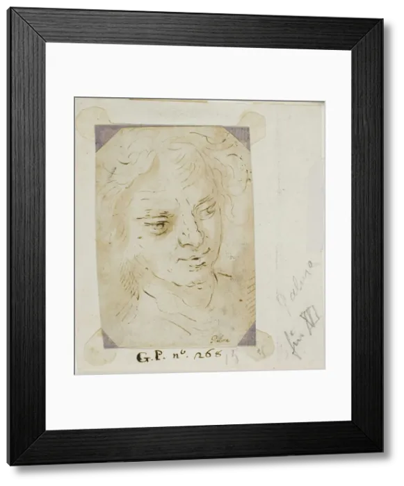 Framed Print : Head of a Man, 1600 / 11. Creator: Jacopo Palma Framed Print : Head of a Man, 1600 / 11. Creator: Jacopo Palma