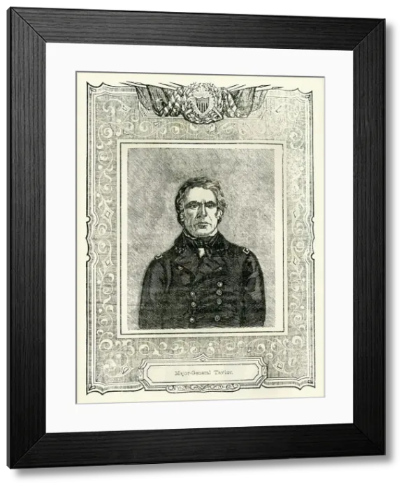 Framed Print : Major-General Taylor, 1849. Creator: Unknown Framed Print : Major-General Taylor, 1849. Creator: Unknown