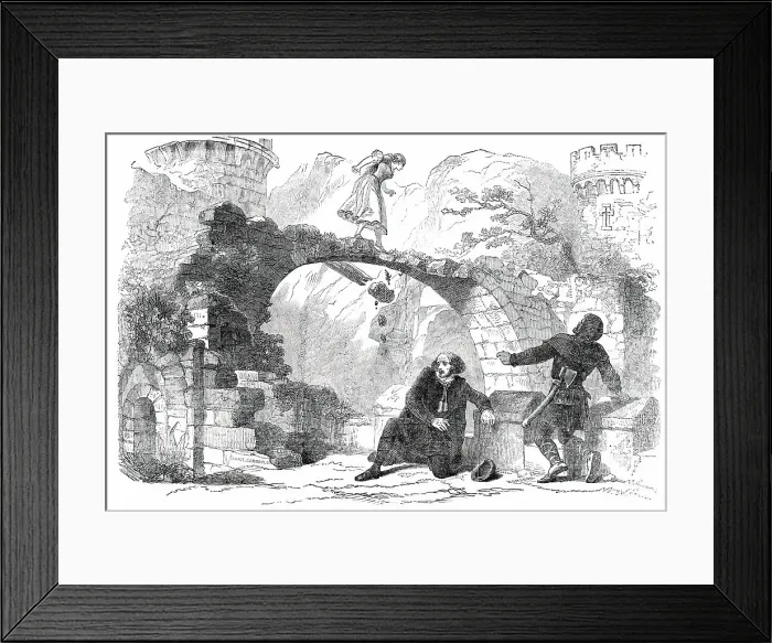 Framed Print : Scene from the New Play of The Templar, at the Princess Theatre, 1850. Creator: Walter George Mason. Scene from the New Play of The Templar, at the Princess Theatre, 1850. Creator: Walter George Mason Framed Print : Scene from the New Play of The Templar, at the Princess Theatre, 1850. Creator: Walter George Mason. Scene from the New Play of The Templar, at the Princess Theatre, 1850. Creator: Walter George Mason