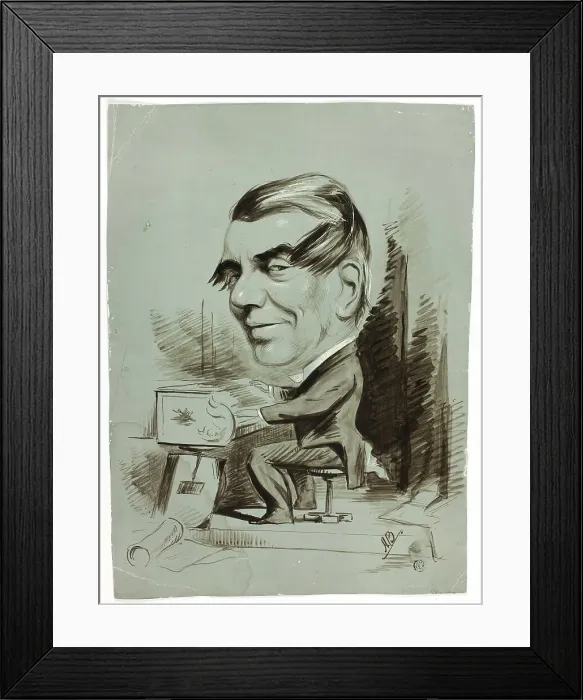Framed Print : Caricature of Piano Player, n.d. Creator: John Doyle Framed Print : Caricature of Piano Player, n.d. Creator: John Doyle