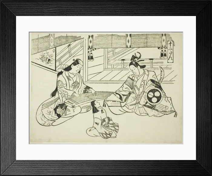 Framed Print : Yoshitsune (Ushiwaka) and Princess Joruri, from the series Famous Scenes from... c. 1705 / 06. Creator: Okumura Masanobu. Yoshitsune (Ushiwaka) and Princess Joruri, from the series Famous Scenes from... c. 1705 / 06. Creator: Okumura Masanobu Framed Print : Yoshitsune (Ushiwaka) and Princess Joruri, from the series Famous Scenes from... c. 1705 / 06. Creator: Okumura Masanobu. Yoshitsune (Ushiwaka) and Princess Joruri, from the series Famous Scenes from... c. 1705 / 06. Creator: Okumura Masanobu