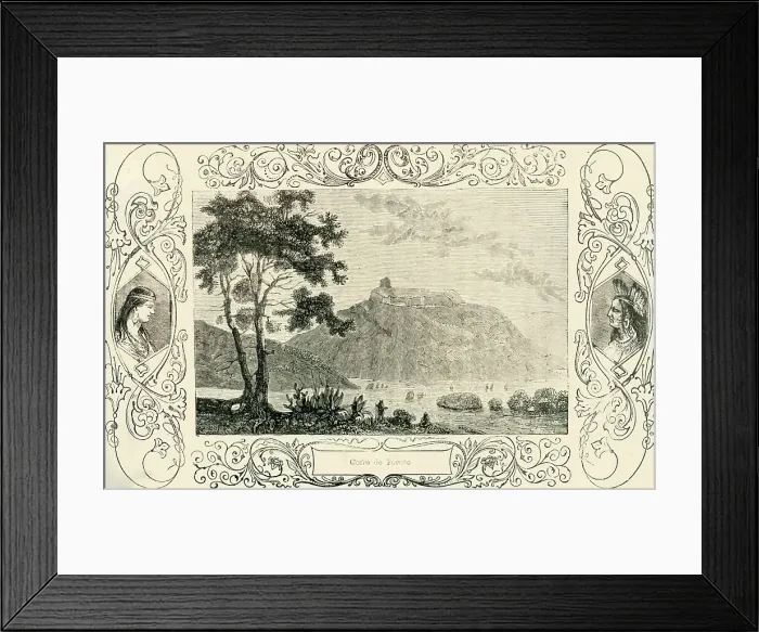Framed Print : Cofre de Perote, 1849. Creator: Unknown Framed Print : Cofre de Perote, 1849. Creator: Unknown