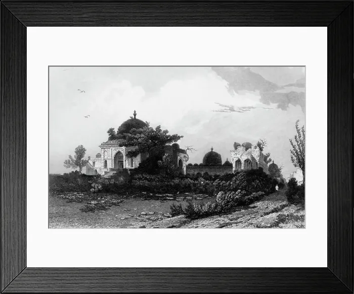 Framed Print : Jumma Musjid, - Mandoo, 1835. Creator: Unknown Framed Print : Jumma Musjid, - Mandoo, 1835. Creator: Unknown