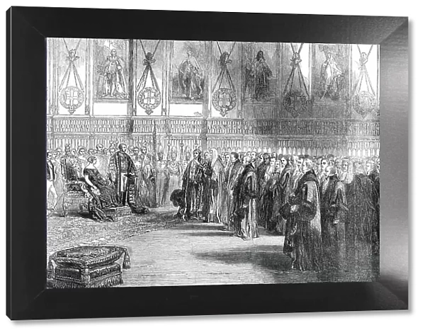 Presentation of the Address of the Corporation of London to Her Majesty... 1850. Creator: Unknown