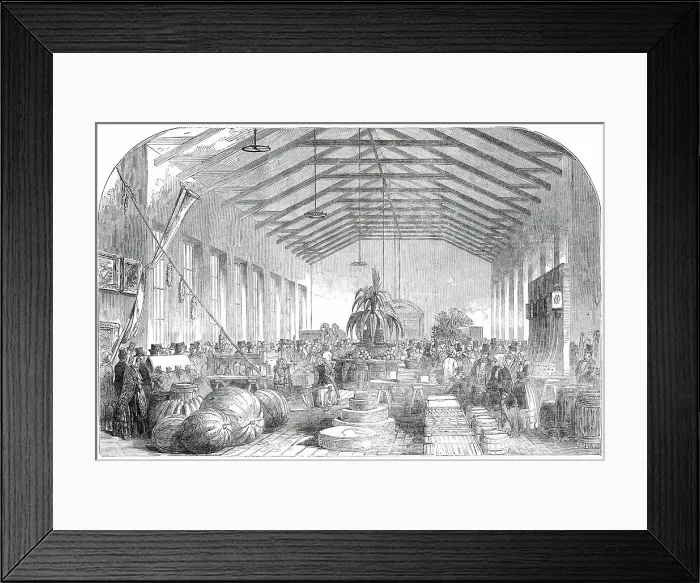Framed Print : Provincial Industrial Exhibition of Canada, held at Montreal - the South Hall, 1850. Creator: Smyth Framed Print : Provincial Industrial Exhibition of Canada, held at Montreal - the South Hall, 1850. Creator: Smyth