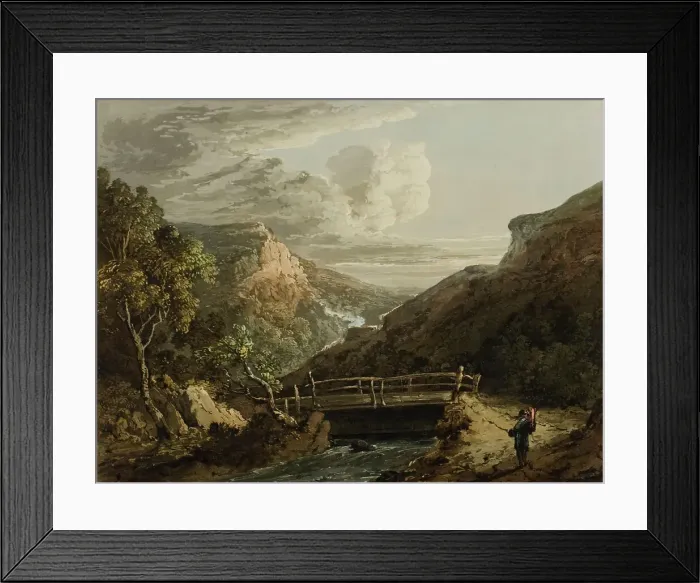 Framed Print : Valies-Vale, Near Frome, n.d. Creator: Theodore Henry Adolphus Fielding