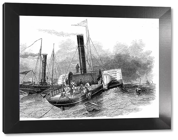 Submarine Electric Telegraph between Dover and Calais - The Goliah Steamer...1850. Creator: Unknown