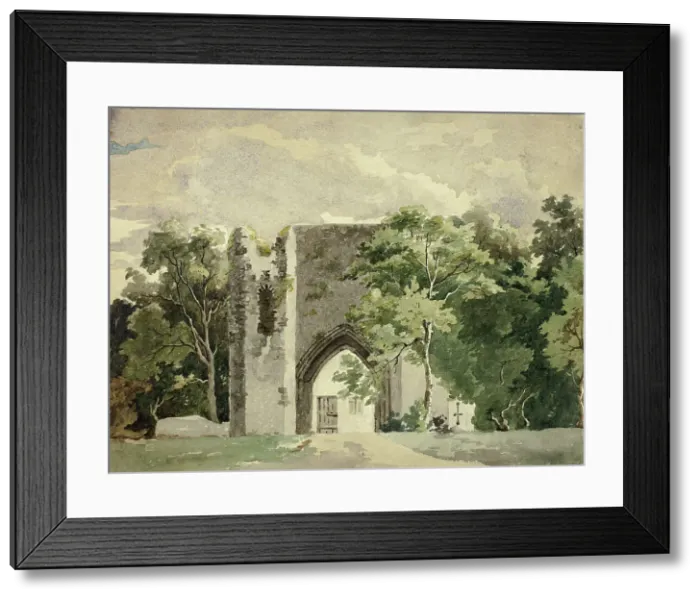 Framed Print : Abbey Ruin, n.d. Creator: Samuel William Reynolds Framed Print : Abbey Ruin, n.d. Creator: Samuel William Reynolds