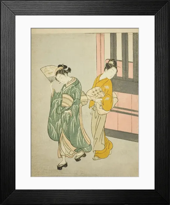 Framed Print : Clearing Breeze from a Fan (Ogi no seiran), from the series Eight Views of the... c. 1766. Creator: Suzuki Harunobu. Clearing Breeze from a Fan (Ogi no seiran), from the series Eight Views of the... c. 1766. Creator: Suzuki Harunobu Framed Print : Clearing Breeze from a Fan (Ogi no seiran), from the series Eight Views of the... c. 1766. Creator: Suzuki Harunobu. Clearing Breeze from a Fan (Ogi no seiran), from the series Eight Views of the... c. 1766. Creator: Suzuki Harunobu