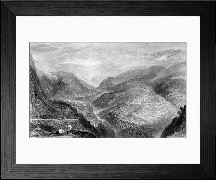 Framed Print : View near Jubbera, 1845. Creator: Unknown Framed Print : View near Jubbera, 1845. Creator: Unknown