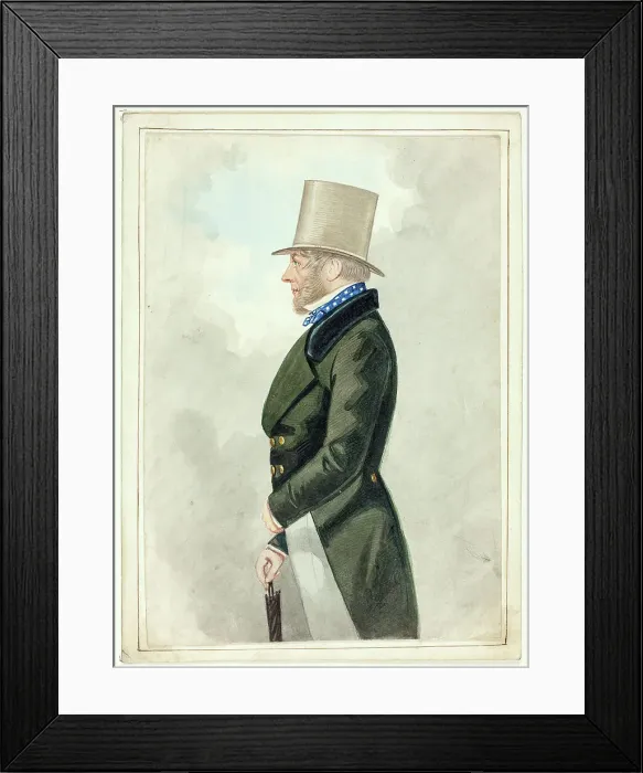 Framed Print : Lord William Pawlett, n.d. Creator: Richard Dighton Framed Print : Lord William Pawlett, n.d. Creator: Richard Dighton