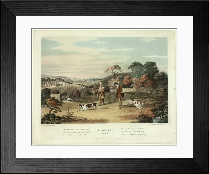 Framed Print : Shooting: Verse 1, 1819. Creator: Thomas Sutherland Framed Print : Shooting: Verse 1, 1819. Creator: Thomas Sutherland
