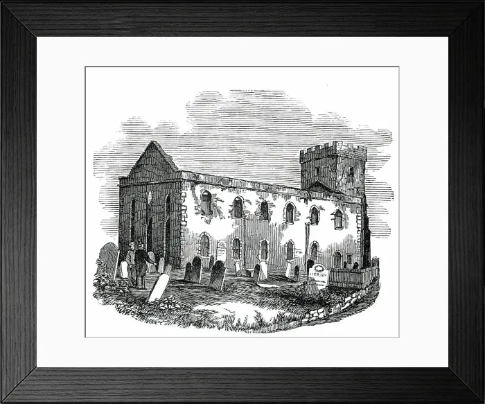 Framed Print : Remains of Cockermouth Church, 1850. Creator: Unknown Framed Print : Remains of Cockermouth Church, 1850. Creator: Unknown