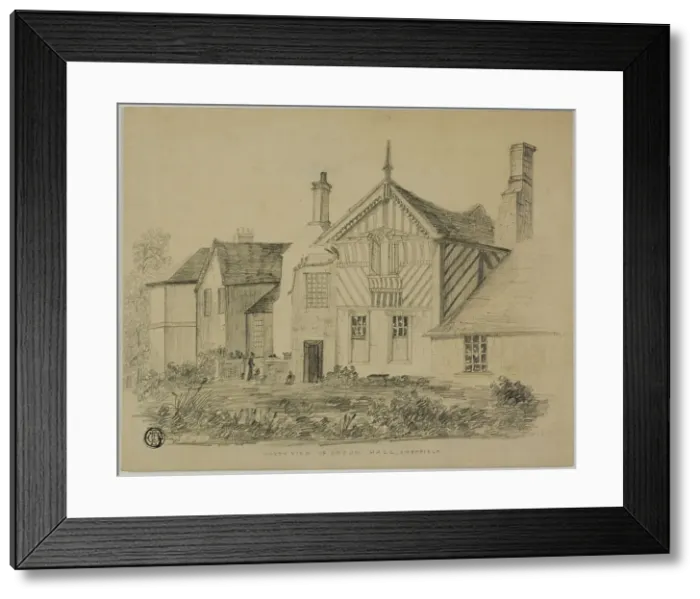 Framed Print : North View of Broom Hall, Sheffield, n.d. Creator: Unknown Framed Print : North View of Broom Hall, Sheffield, n.d. Creator: Unknown
