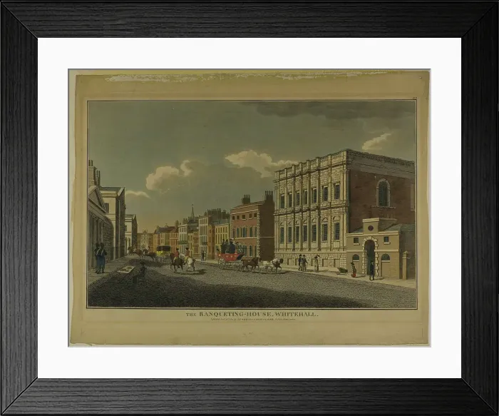 Framed Print : The Banqueting House, Whitehall, 1815. Creator: Richard Holmes Laurie Framed Print : The Banqueting House, Whitehall, 1815. Creator: Richard Holmes Laurie