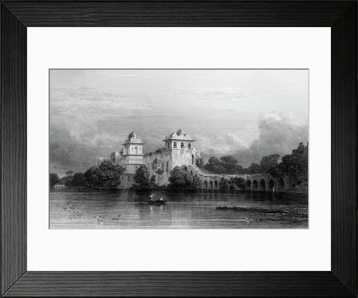 Framed Print : The Water Palace, - Mandoo, 1834. Creator: Anthony Vandyke Copley Fielding Framed Print : The Water Palace, - Mandoo, 1834. Creator: Anthony Vandyke Copley Fielding