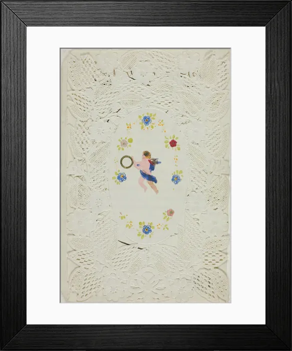 Framed Print : Thy Heart a Music Box (valentine), n.d. Creator: Unknown Framed Print : Thy Heart a Music Box (valentine), n.d. Creator: Unknown
