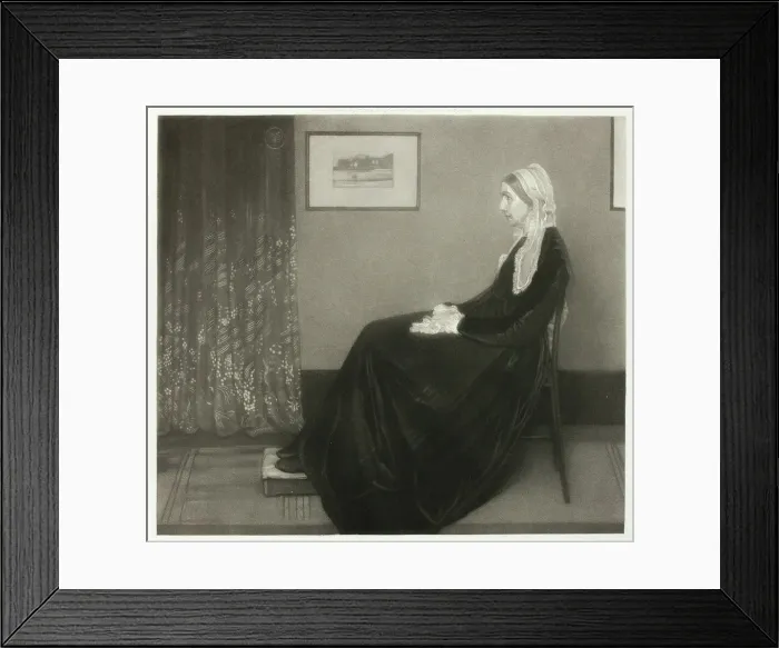 Framed Print : Arrangement in Grey and Black No. 1: Portrait of the Artist's Mother, 1879. Creator: Richard Josey Framed Print : Arrangement in Grey and Black No. 1: Portrait of the Artist's Mother, 1879. Creator: Richard Josey