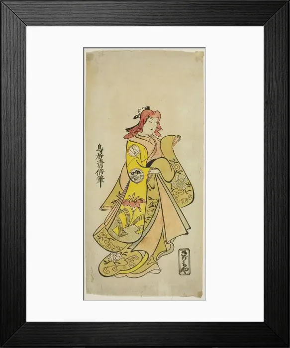 Framed Print : The Actor Sanjo Kantaro II as Oshichi in the play Nanakusa Fukki Soga, performed at the... 1718. Creator: Torii Kiyomasu. The Actor Sanjo Kantaro II as Oshichi in the play Nanakusa Fukki Soga, performed at the... 1718 Framed Print : The Actor Sanjo Kantaro II as Oshichi in the play Nanakusa Fukki Soga, performed at the... 1718. Creator: Torii Kiyomasu. The Actor Sanjo Kantaro II as Oshichi in the play Nanakusa Fukki Soga, performed at the... 1718