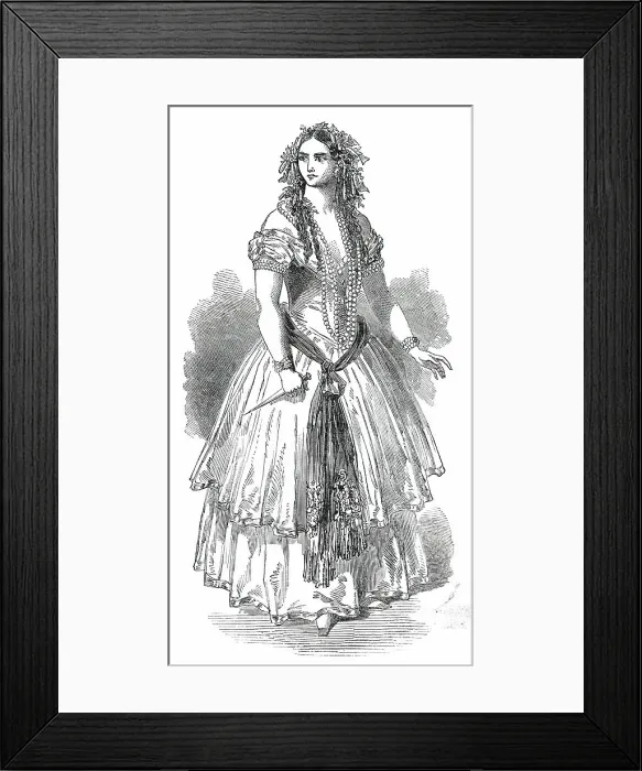 Framed Print : Madame Sontag as Miranda, 1850. Creator: Unknown. Madame Sontag as Miranda, 1850. Creator: Unknown Framed Print : Madame Sontag as Miranda, 1850. Creator: Unknown. Madame Sontag as Miranda, 1850. Creator: Unknown