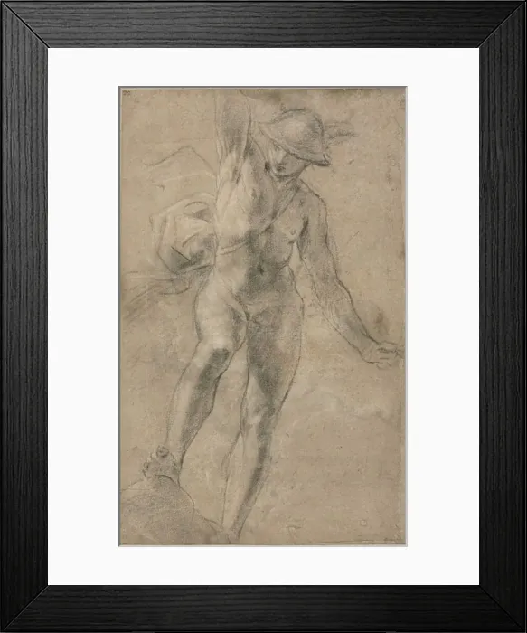 Framed Print : Study for Mercury, 1613 / 14. Creator: Giacomo Cavedone Framed Print : Study for Mercury, 1613 / 14. Creator: Giacomo Cavedone