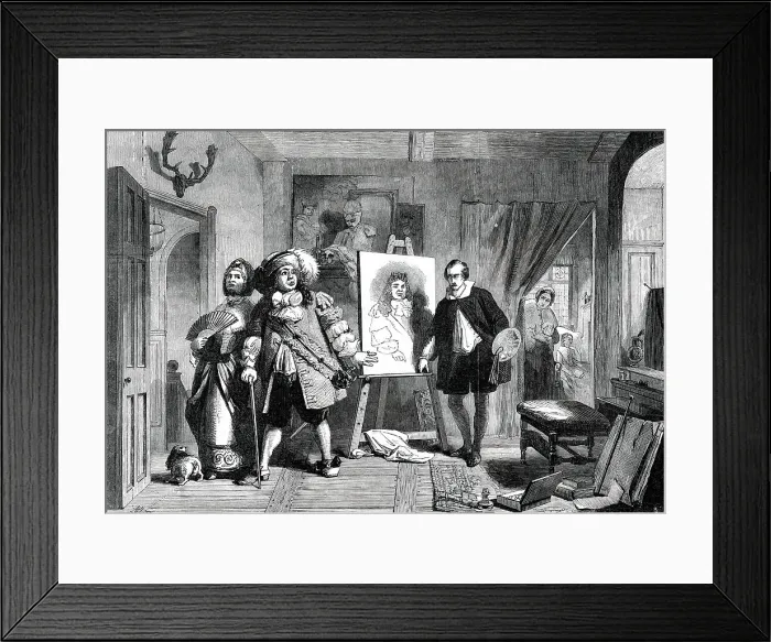 Framed Print : Too Truthful - painted by A. Solomon, 1850. Creator: Unknown Framed Print : Too Truthful - painted by A. Solomon, 1850. Creator: Unknown