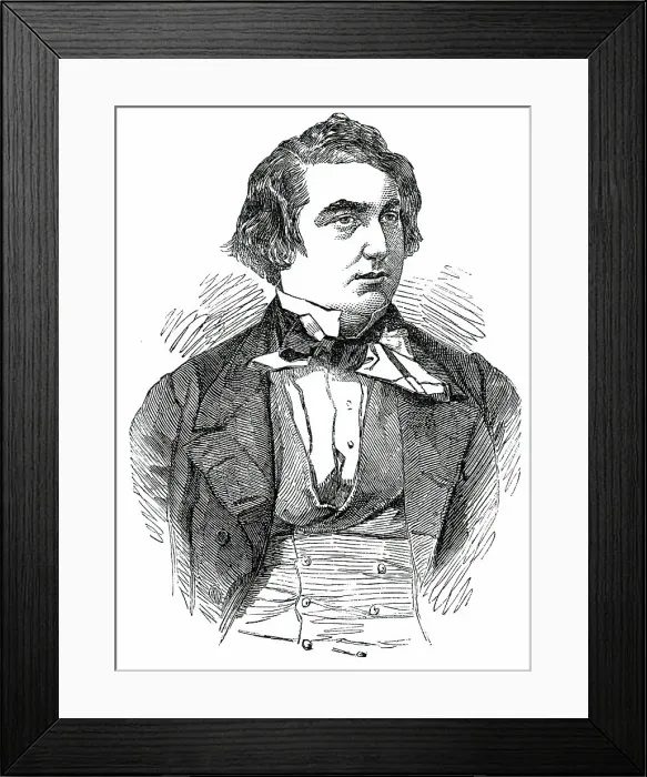 Framed Print : Lord Naas, M.P. for Kildare, 1850. Creator: Unknown Framed Print : Lord Naas, M.P. for Kildare, 1850. Creator: Unknown
