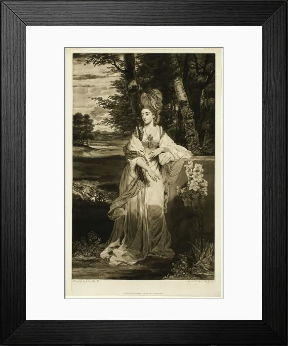 Framed Print : Catherine, Lady Bampfylde, 1779. Creator: Thomas Watson Framed Print : Catherine, Lady Bampfylde, 1779. Creator: Thomas Watson