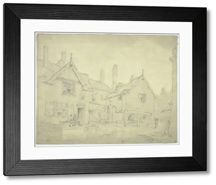 Framed Print : Foregate Street, Chester, 1827. Creator: Thomas Webster Framed Print : Foregate Street, Chester, 1827. Creator: Thomas Webster