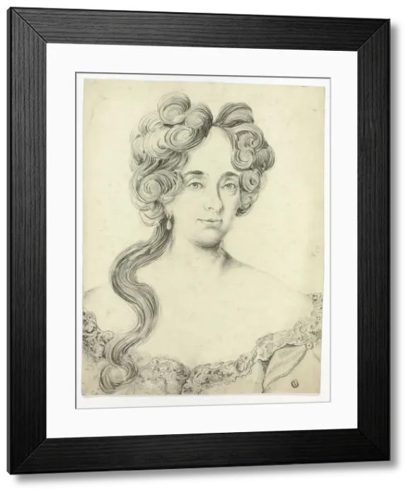 Framed Print : Portrait of a Lady, n.d. Creator: Unknown Framed Print : Portrait of a Lady, n.d. Creator: Unknown