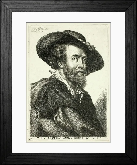 Framed Print : Sir Peter Paul Rubens, 1757. Creator: Thomas Worlidge Framed Print : Sir Peter Paul Rubens, 1757. Creator: Thomas Worlidge