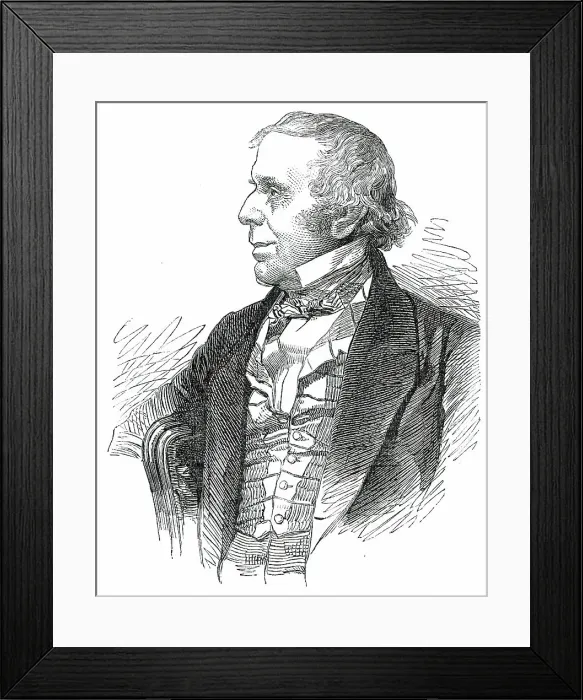 Framed Print : Lawrence Heyworth, Esq. M.P. for Derby, 1850. Creator: Unknown Framed Print : Lawrence Heyworth, Esq. M.P. for Derby, 1850. Creator: Unknown