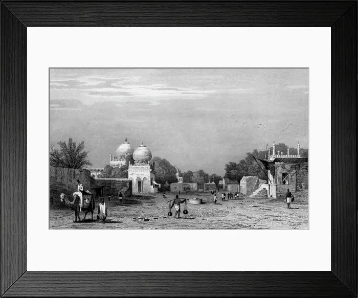 Framed Print : Bejapore, 1834. Creator: Samuel Prout Framed Print : Bejapore, 1834. Creator: Samuel Prout