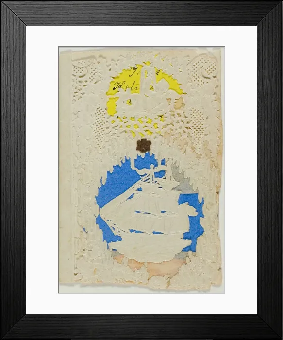Framed Print : Yours Keturah Keziah Kornwellis (valentine), n.d. Creator: Unknown Framed Print : Yours Keturah Keziah Kornwellis (valentine), n.d. Creator: Unknown