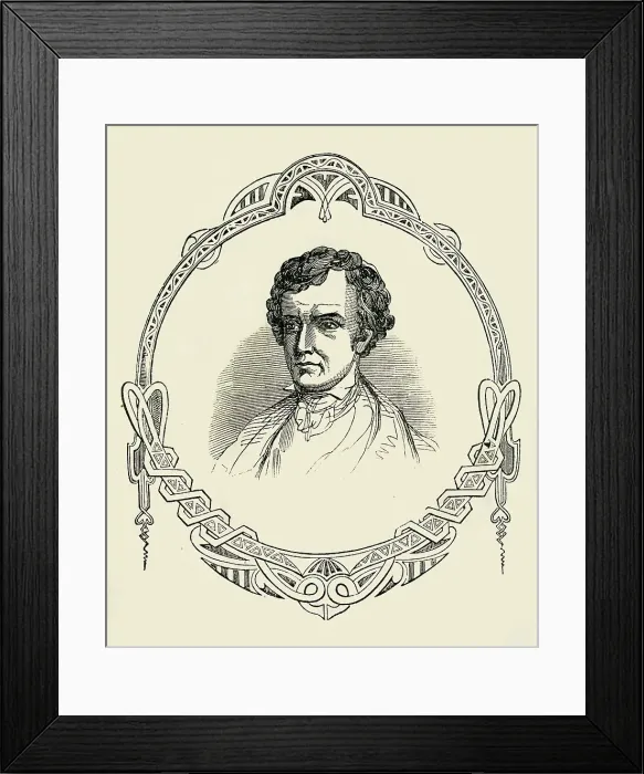 Framed Print : Nicholas P. Trist, 1849. Creator: Unknown Framed Print : Nicholas P. Trist, 1849. Creator: Unknown